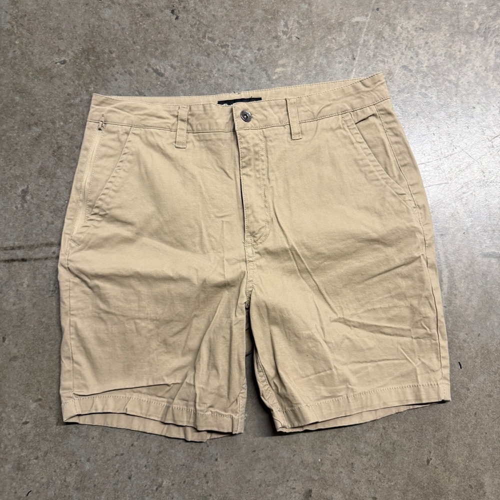 Empyre Mens Khaki Chino Shorts Tan Skate Casual Size 32